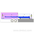 Movable truck loading conveyor container loading equipment